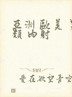 亚洲 欧美 另类 内射