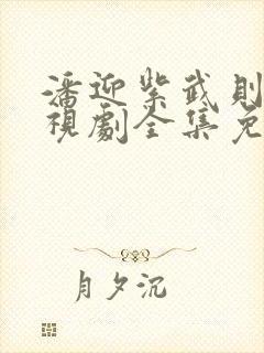 潘迎紫武则天电视剧全集免费观看