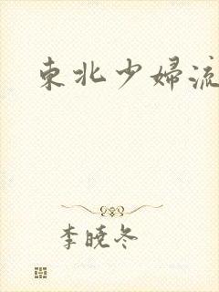东北少妇流白浆封面