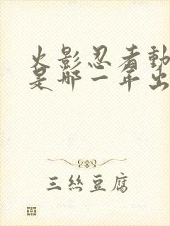 火影忍者动画片是哪一年出的