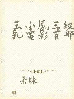 王小凤三级露全乳电影有哪些