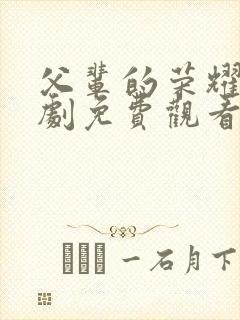 父辈的荣耀电视剧免费观看完整版