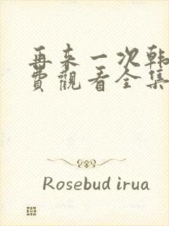 再来一次韩剧免费观看全集封面