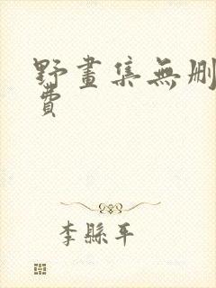 野画集无删减免费