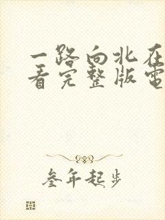 一路向北在线观看完整版电影西瓜封面