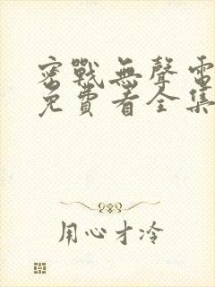 密战无声电视剧免费看全集封面