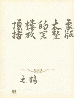 顶楼的大象在线播放完整版封面