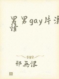 男男gay片激情
