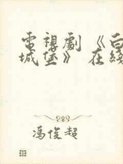 电视剧 《白色城堡》 在线观看封面