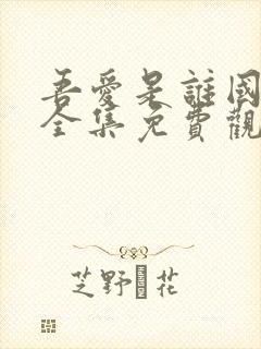 吾爱是谁国语版全集免费观看高清封面