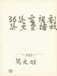 36集电视剧全集免费播放封面