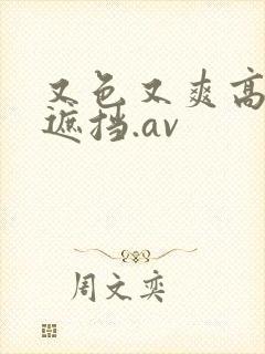 又色又爽高清无遮挡.av