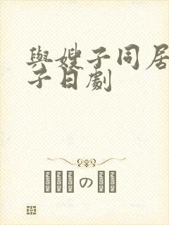 与嫂子同居的日子日剧封面