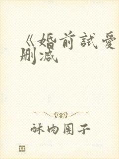 《婚前试爱》未删减