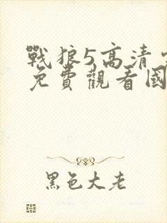 战狼5高清完整免费观看国语电影