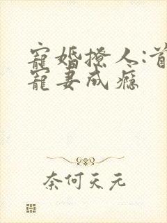 宠婚撩人:首席宠妻成瘾