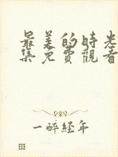 最美的时光48集免费观看封面