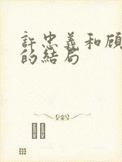 许忠义和顾雨菲的结局封面