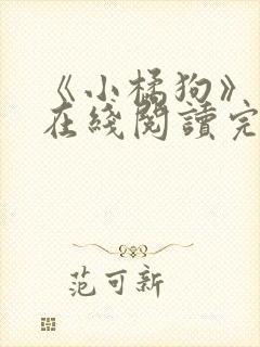 《小橘狗》小说在线阅读完整版无弹窗