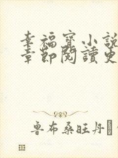 幸福宝小说免费章节阅读更新时间