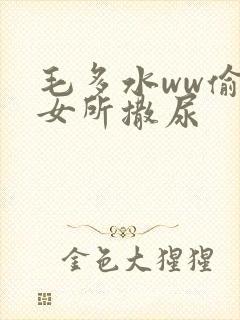 毛多水ww偷拍女所撒尿