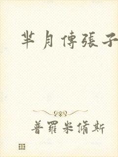 芈月传张子封面