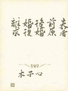 离婚后前夫哭着求复婚原著