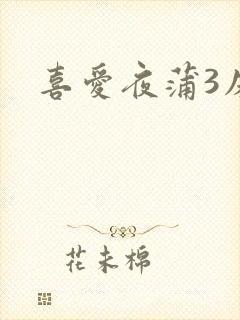 喜爱夜蒲3床戏封面
