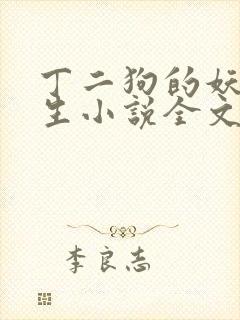 丁二狗的妖孽人生小说全文免费