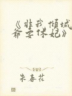 《非我倾城:王爷要休妃》