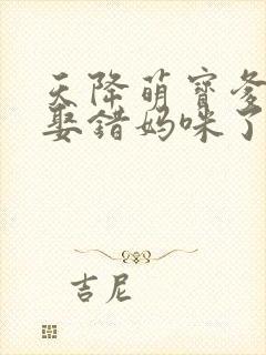 天降萌宝爹地你娶错妈咪了