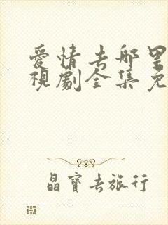 爱情去哪里了电视剧全集免费观看