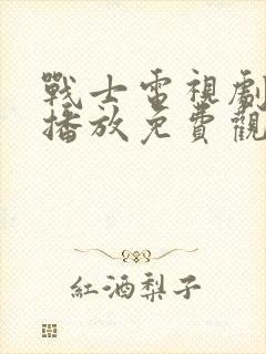 战士电视剧全集播放免费观看