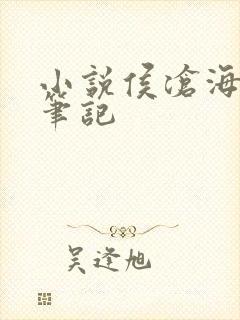 小说侯沧海商路笔记封面