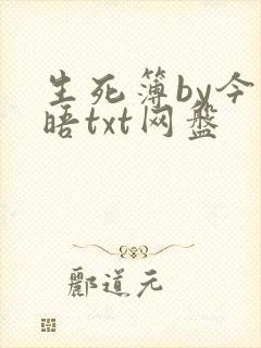 生死簿by今不晤txt网盘