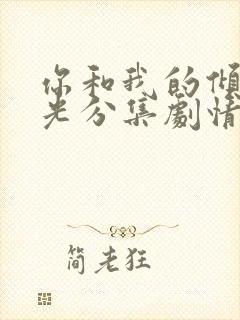 你和我的倾城时光分集剧情介绍