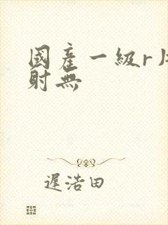 国产一级r片内射无封面