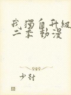 我独自升级 第二季 动漫