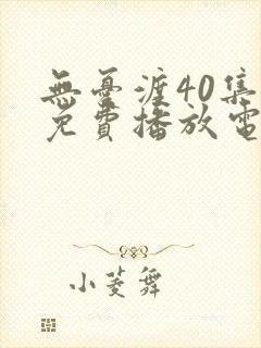 无忧渡40集全免费播放电视剧