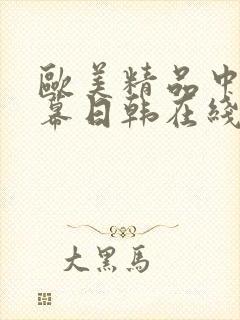 欧美精品中文字幕日韩在线