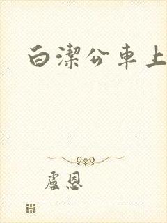 白洁公车上封面