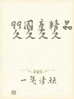 99国产精品久久久久久