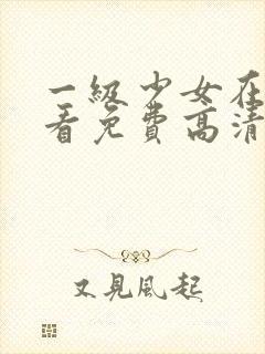 一级少女在线观看免费高清电视剧