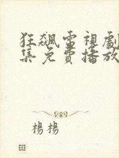 狂飙电视剧25集免费播放