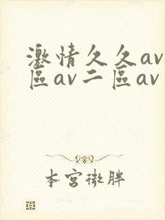 激情久久av一区av二区av三区爱爱综合网