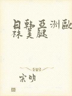 日韩亚洲欧美丝袜美腿封面