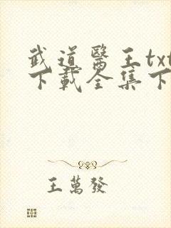 武道医王txt下载全集下载