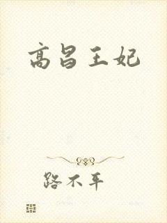 高昌王妃封面