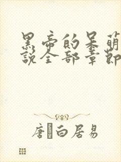 黑帝的呆萌妻小说全部章节