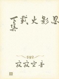 下载火影忍者全集封面